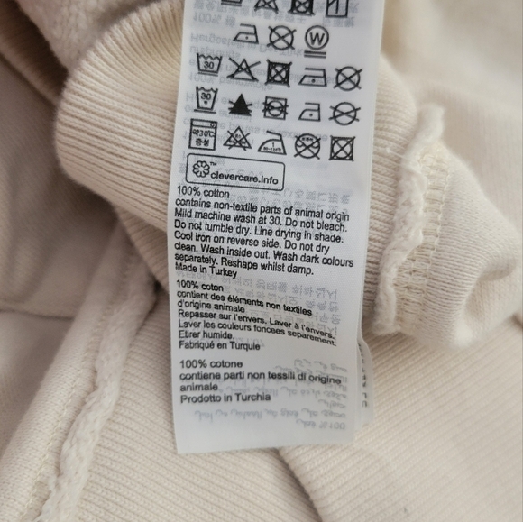 Allsaints Diverge Oth Hood in Ash White Size Large - Picture 7 of 7